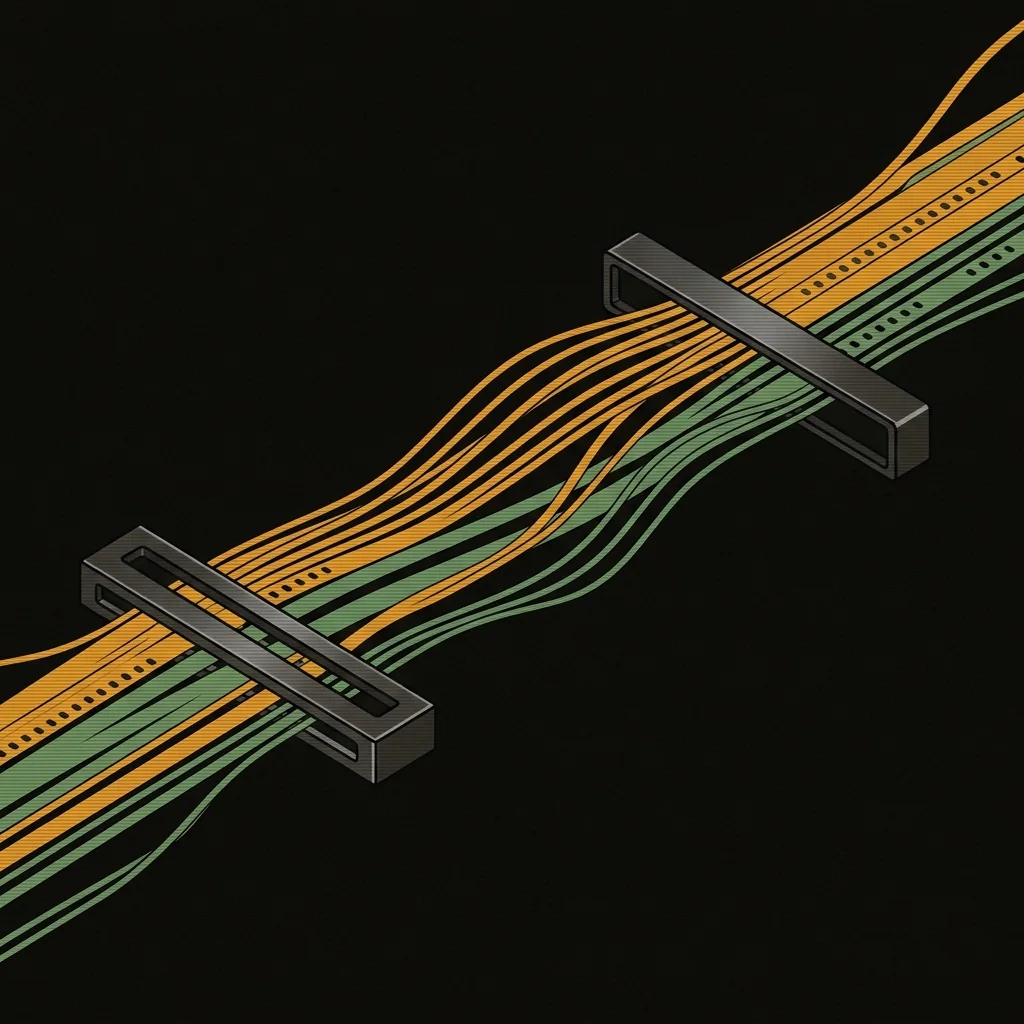 Allocation streams flowing into two lending nodes